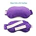LotFancy Heated Eye Mask for Dry Eyes, Microwavable, Lavender Eye Compress Moist Heat, Cooling Eye Mask for Sleeping, Hot Cold Therapy for Stye, Puffy
