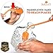 Belgoff Bottle Brush - Bottle Scrubbing Silicone Kitchen Cleaner For Washing Glass - Baby Bottles - Plastic Narrow Neck Water Sport Bottles Tumblers Thermoses Dishes with Long - Non-Grip Handle