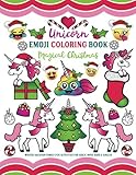 Unicorn Emoji Coloring Book Magical Christmas: Winter Vacation Family Fun Activities for Girls, Boys, Kids & Adults by Nyx Spectrum