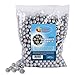 Silver Gumballs for Candy Buffet - Apx. 620 Gumballs - 2 Pounds - Mini Shimmer Gumballs 1/2 Inch - Silver Candy - Bulk Candy