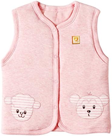 XYIYIBaby Warm Jacket Cotton Vest, Unisex Infant Toddler Padded Waistcoat