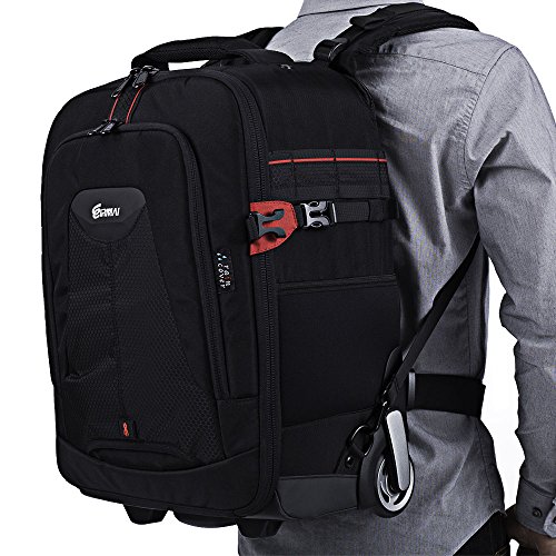 image for Fovitec StudioPRO - Rolling Photography Backpack for DSLR & Video - [D