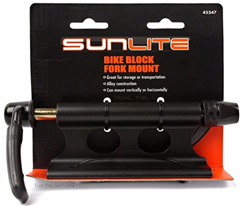 Sunlite Bike Block Heavy-Duty QR Alloy Fork Mount Holder Pickup Truck Bed Rack