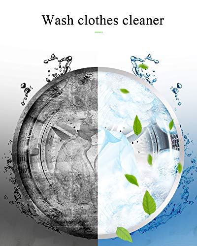 [12 Pack] Taffy\'s Washing Machine Cleaner Effervescent Tablets,Solid Washer Deep Cleaning Tablet, Triple Decontamination Remover with Natural Formula, for Front and Top Load Machines