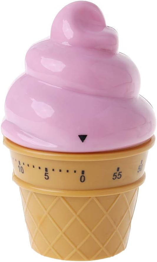 yangfrCooking Mechanical Timer Temporizador Ice Cream Mechanical Kitchen Timer Cooking Countdown Timer Clock Kitchen Gadgets Tool