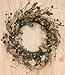 Country Mix Acorn Pip Berry Wreath Fall Autumn Tone Leaves Country Primitive Floral Décor