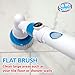 Power Spin Scrubber Cleaning Brush - Upgraded Electric Scrubber with 3 Brush Heads, Extension Handle, Rechargeable Battery - Turbo Cordless Handheld Bathroom, Floor, Tile, Shower, Bathtub Cleaner