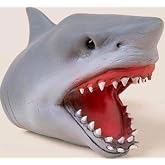 Schylling SC-SBFP Shark Baby Finger Puppet, Assorted Designs and Colours