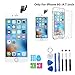 iPhone 6 Frout Screen Replacement white Kit, Screen Repair, Full LCD Assembly , Display Touch Digitizer Full Assembly Replacement with Home Button, Front Camera, Ear Speaker, Repair Tools