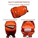 Favofit 35L Packable Lightweight Daypack - Backpack for Camping Hiking Cycling Travel and Daily Usage (Orange)