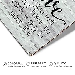 LUIJORGY Metal Tin Sign Love Quote Poster Metal