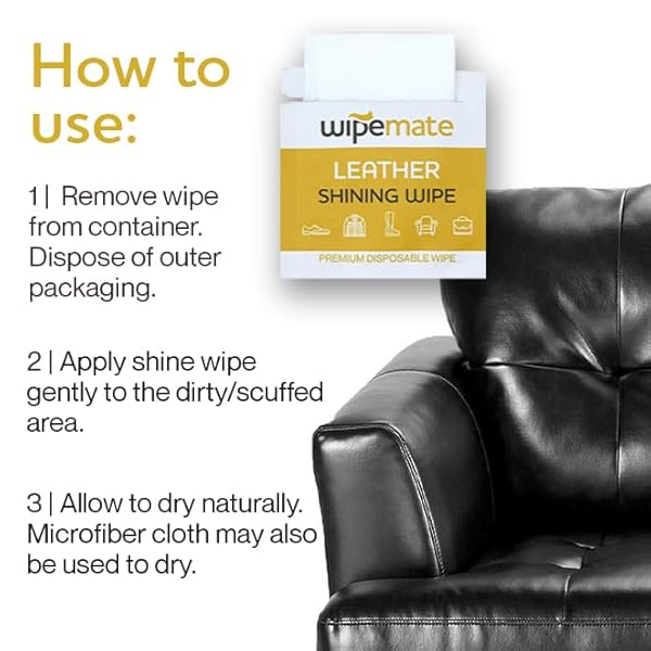 WIPEMATE PREMIUM SUEDE CLEANER WIPES, INDIVIDUALLY PACKAGED QUICK WIPES FOR HOME OR TRAVEL, REMOVES DIRT, GRIME & STAINS, CLEANING WIPES FOR SUEDE SHOES, BOOTS, BAGS, ETC. – 20 COUNT [TWO PACK]