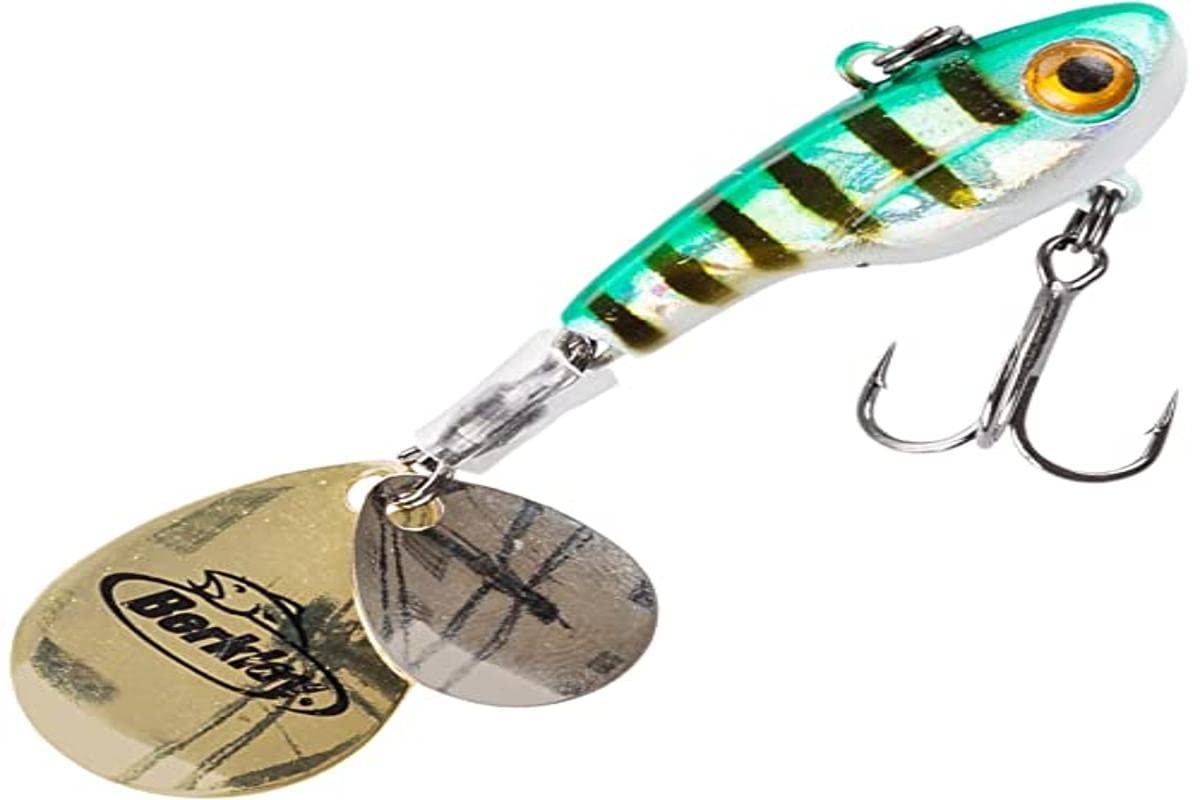 Berkley Pulse Spintail, Jig Lure with Spinner Blade & Berkley Fusion Treble Hook - Long Casting Hard Bait for Perch, Trout, Pike, Unisex, Holo Perch, 5g | 50mm — image 1