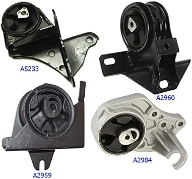 Amazon Com Engine Motor Trans Mount Set 4pcs For 1996 2000 Dodge Grand Caravan 3 3 3 8l Em2959 Em3017 Em2960 Em2984 Automotive