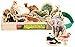 T.S. Shure Wild Animals Wooden Magnets 20 Piece MagnaFun Set