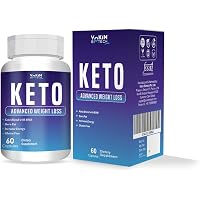 Vokin Biotech Keto Advanced Weight Loss Supplement with Green Tea + Garcinia Cambogia + Green Coffee 60 Capsules