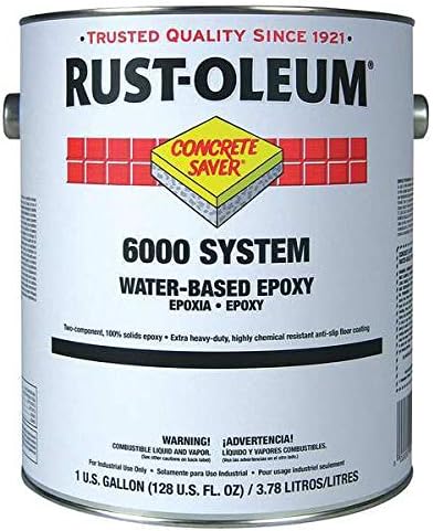 6000 Epoxy Floor Coating Clear 1 Gal Coating Only Household