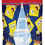 Spongebob Squarepants Drapes Scribble Sponge Curtains