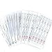Getbetterlife? 50 Pieces Tattoo Needles- 3RL, 5RL, 7RL, 9RL, 5RS, 7RS, 9RS, 5M1, 7M1,9M1