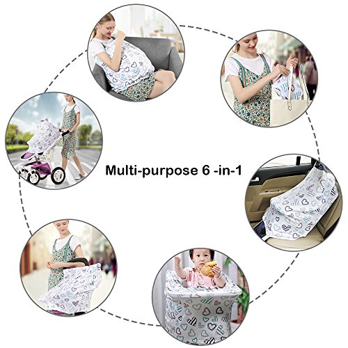 Nursing Cover Breastfeeding Scarf Baby Car Seat Covers, Infant