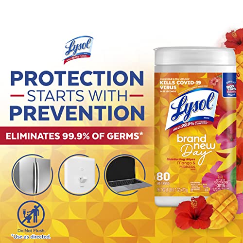 Lysol Disinfectant Wipes, MultiSurface Disinfectant Cleaning Wipes