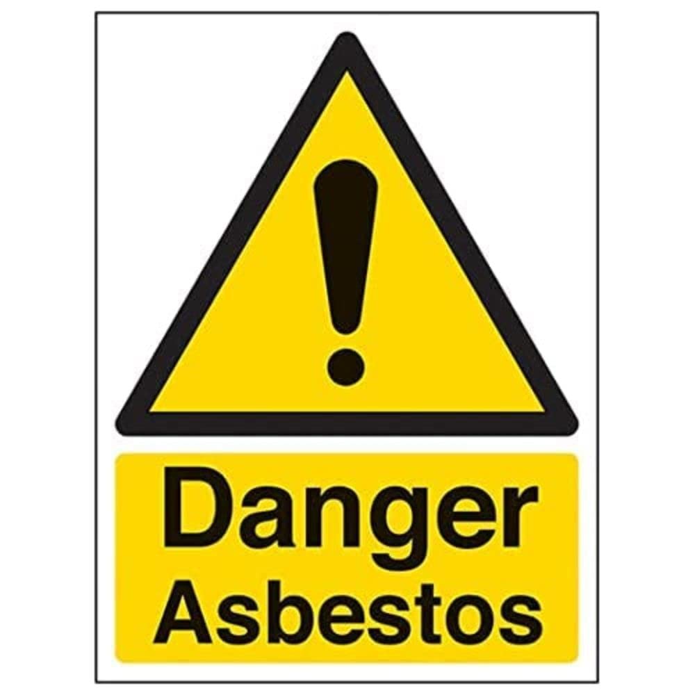 V Safety Eco Friendly Warning Asbestos - Danger Asbestos - 300 X 400mm