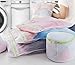 Moscany Set of 5 Mesh Laundry Bags for Underwear, Bra and Lingerie - 2 Bra Bags and 3 Wash Bags ( green )