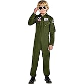 Amscan Top Gun Maverick Flight Suit Costume Large