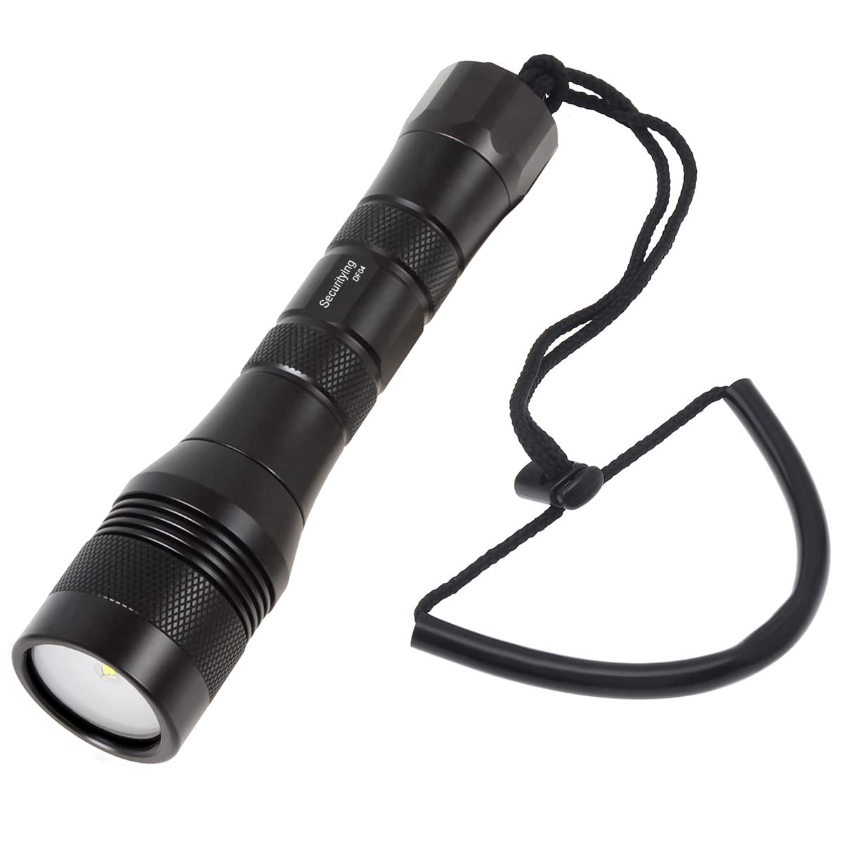 SecurityIng Wide 120 Degrees Beam Angle Scuba Diving Photography Video Flashlight 1050Lm 150M LED Underwater Torch (Battery Not Included)