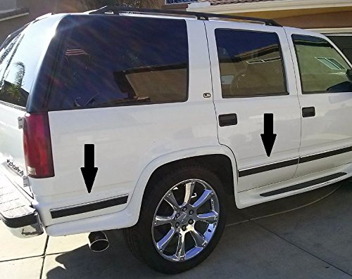 1988-1998 Chevy GMC Chrome Side Body Trim Molding (80" Roll) Tahoe Suburban Silverado Pickup Truck - 2.5" - Tahoe, Suburban, Silverado, C1500, C2500, C3500, K1500, K2500, K3500, Blazers - Thumbnail 2