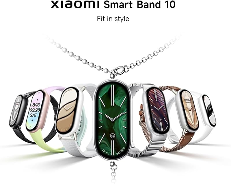 Smart Band 10, Bracelet Connecté, Autonomie 21 jours, noir
