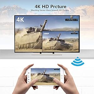 Adattatore Dongle Wireless Display 5G/2.4G WiFi Display Ricevitore Portatile 1080P HDMI Mirroring (style A) - immagine 3