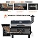 Z GRILLS Wood Pellet Grills & Smoker 700sq in 6-1 BBQ Grill with Electric Digital Controls for Outdoor Backyard-Bundle(Patio Cover)