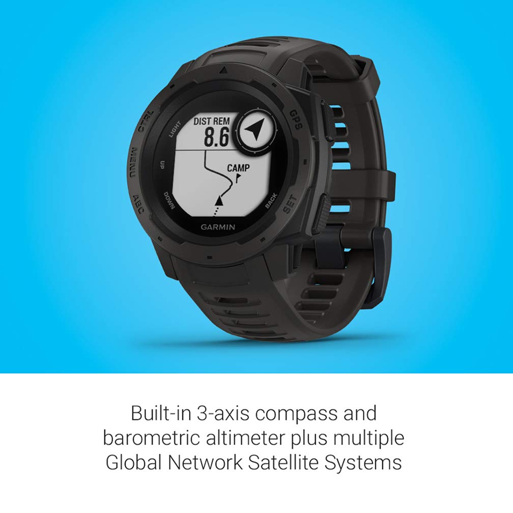 Mua Garmin Instinct, Rugged Outdoor Watch with GPS, Features Glonass