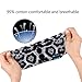 Bluetooth Headband Headphones, Wireless Bluetooth Sleeping Running Music Earphones Headband Sports Headset Built-in Speakers Microphone for Calling, Workout, Yoga, Jogging, Leopard-Gray