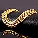 U7 Men Hip Hop Chunky Chain Stainless Steel/Black Gum/18K Gold Plated Jewelry Necklace ,6mm-12mm Wide,22-30