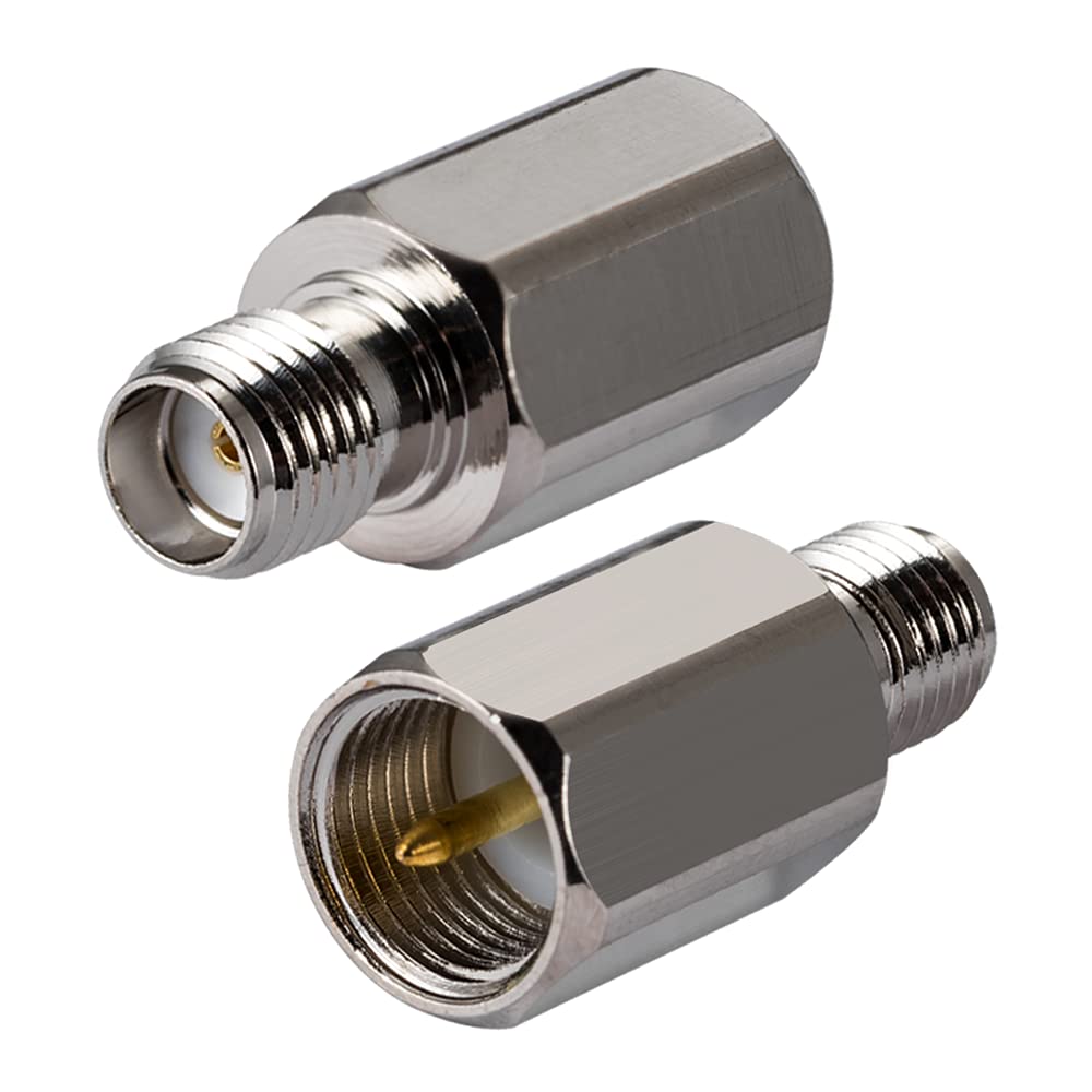Vecys 4G Antenna Adapter SMA Female to FME Male Adapter for 2G 3G 4G LTE Antennas Routers UMTS Mobile Broadband Hsdpa WLAN Wireless(2 pcs)