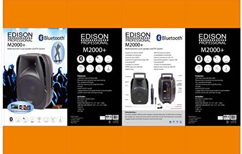 edison professional m2000 bluetooth speaker