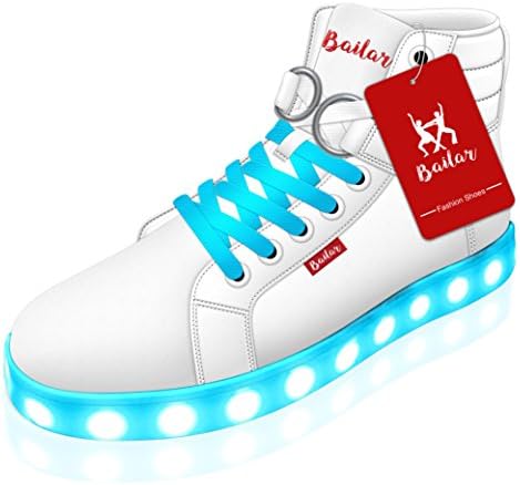 Led shoes (6 B(M) US, White)