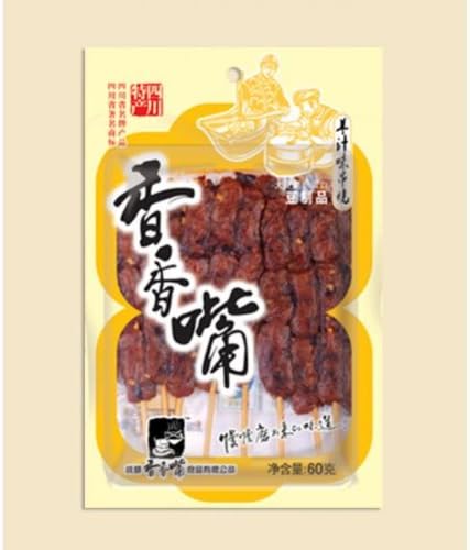Xiangxiangzui Spicy Tofu Snack Skewered Vegetarian, Lamb Taste, 2.6 Ounce