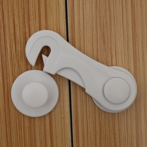 Baby safety locks Baby Childproof Cabinet Locks - 4 Piece Adhesive Lock Set to Secure Your Home Safety