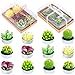 Glarks Cute Tea Lights Tealight Candles, Succulent Cactus for Birthday Party Valentine's Day Wedding Spa Home Decor and DIY Gift, 12Pcs a Pack