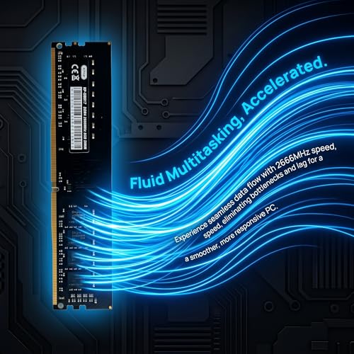 Memória RAM 8GB DDR4 2666MHz Knup KP-HD817 DIMM 288 Pinos 1.2V - Alta Performance para PC Desktop Gamer e Escritório