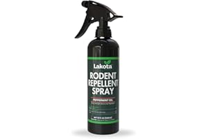 Lakota Naturals 32oz Extra-Strength Peppermint Oil Rodent Repellent Spray for Mice & Rats