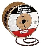Lehigh Secure Line TRB860 Twisted Poly California Truck Rope, 3/8-Inch by 600-Foot