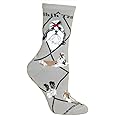 Amazon.com: Shih Tzu Puppy Dog Breed Animal Socks 9-11,Gray,9-11 ...