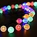 OMorc Solar String Lights,20ft 30 LED Crystal Ball Solar Powered Outdoor Globe Fairy Lights for Garden, Yard, Home, Path, Landscape Decoration