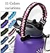 WaterFit Paracord Handle - Paracord Carrier Survival Strap Cord with Safety Ring and Carabiner Compatible with Hydro Flask Wide Mouth Water Bottles 12oz - 64 oz