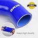 Gplus Silicone Radiator Coolant Hose Kit Clamps Compatible With Suzuki LTZ400 LTZ 400 Red
