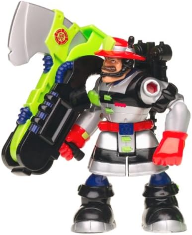 Rescue Heroes Billy Blazes Firefighter Dual Tool Team with Rescue Ax & High-Powered Water Blaster